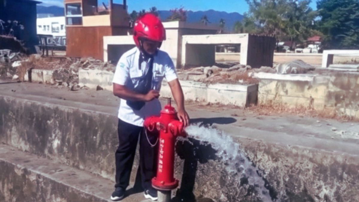 Uji hydrant Bolmong