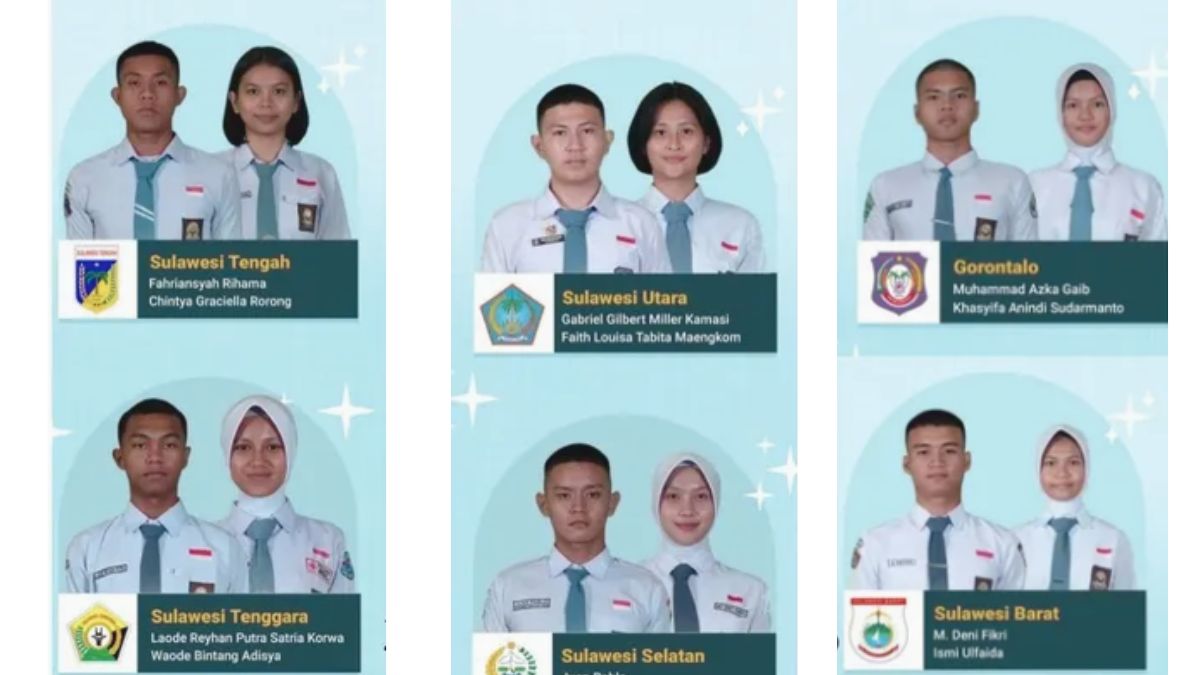 Paskibraka Nasional 2026 dari Sulawesi