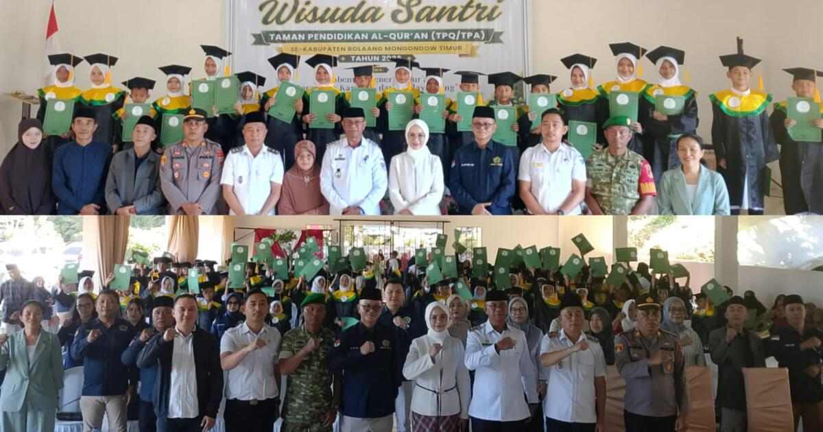 Bupati Oskar Manoppo menghadiri wisuda 161 santri TPQ di Boltim