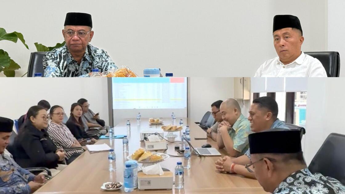 Bupati dan Wabup Boltim menemui BPJS Ketenagakerjaan di Manado