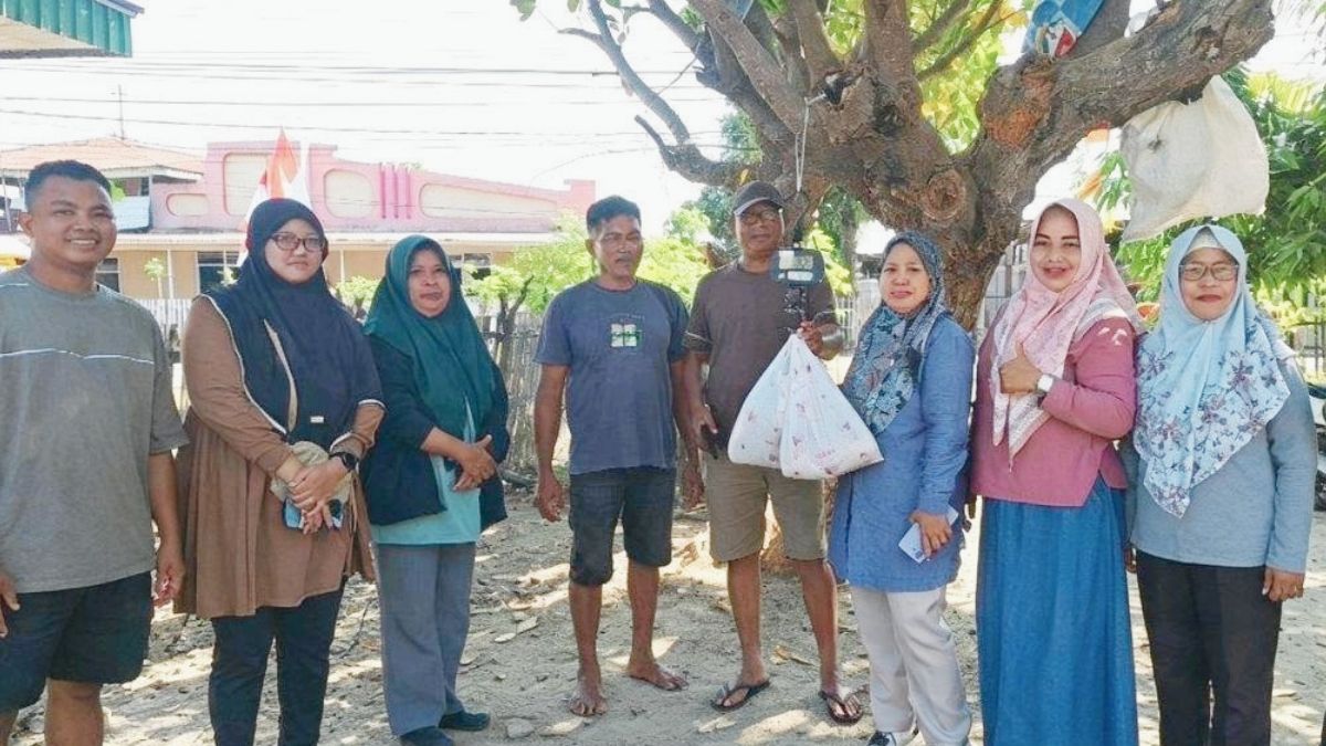 hasil ubinan padi organik Dembe Jaya