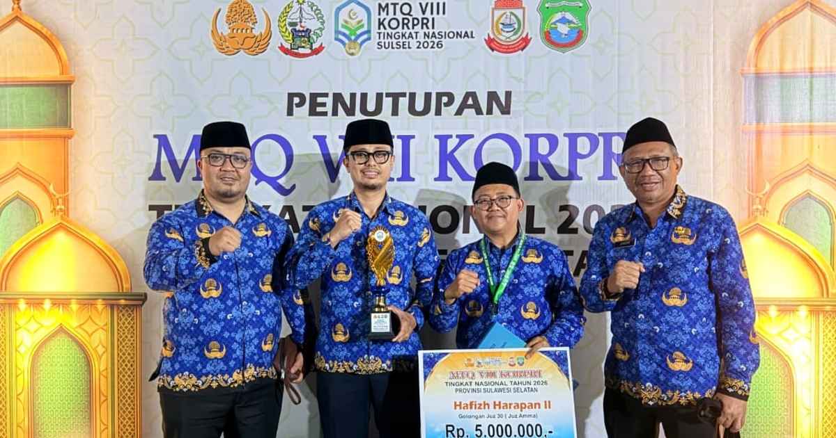ASN Boltim mengukir prestasi pada MTQ VIII KORPRI Nasional 2026