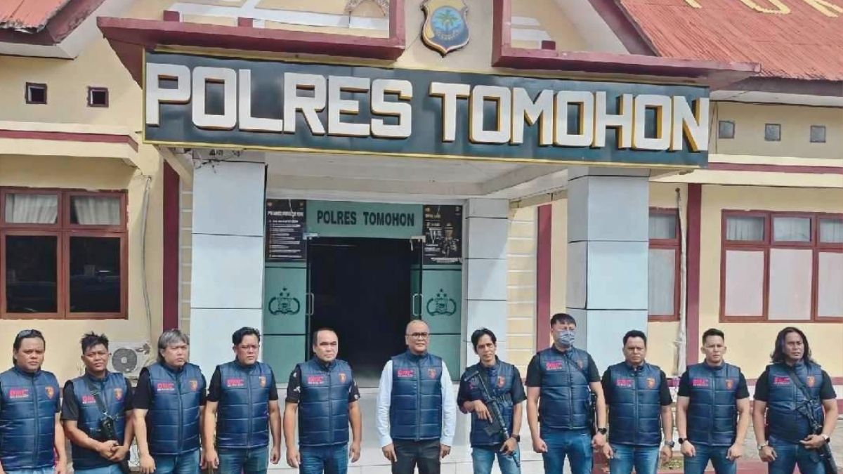 patroli preventif URC Polres Tomohon