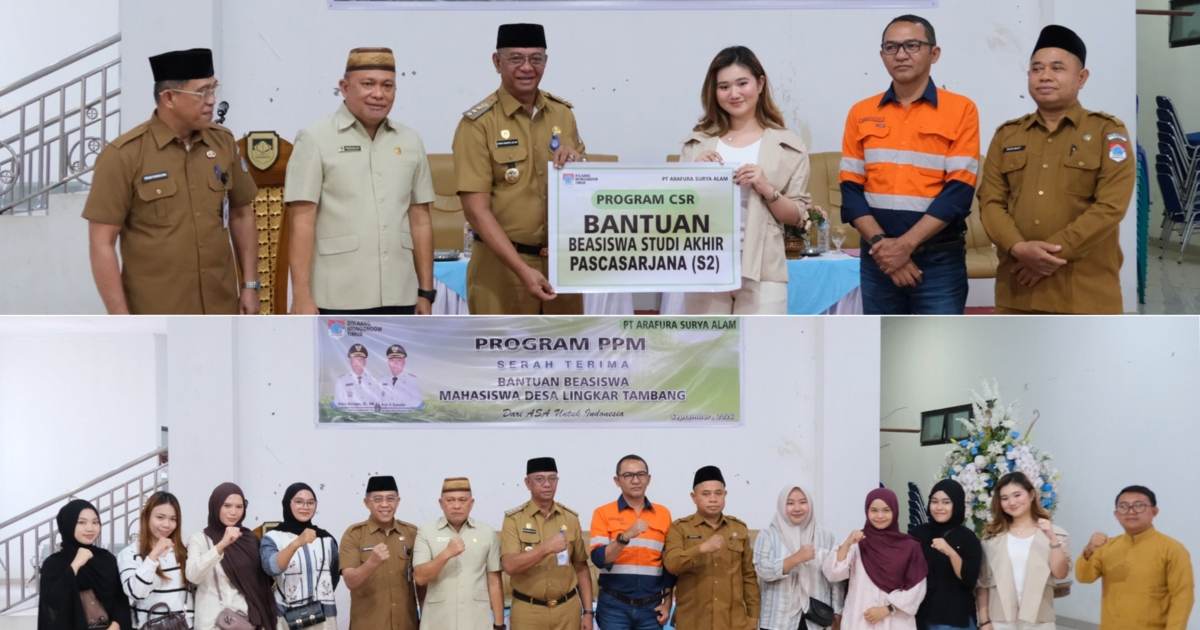 14 mahasiswa Boltim menerima beasiswa pendidikan PT ASA