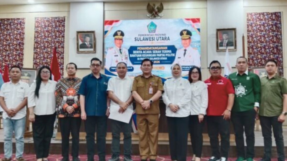 bantuan keuangan partai politik Sulut 2026