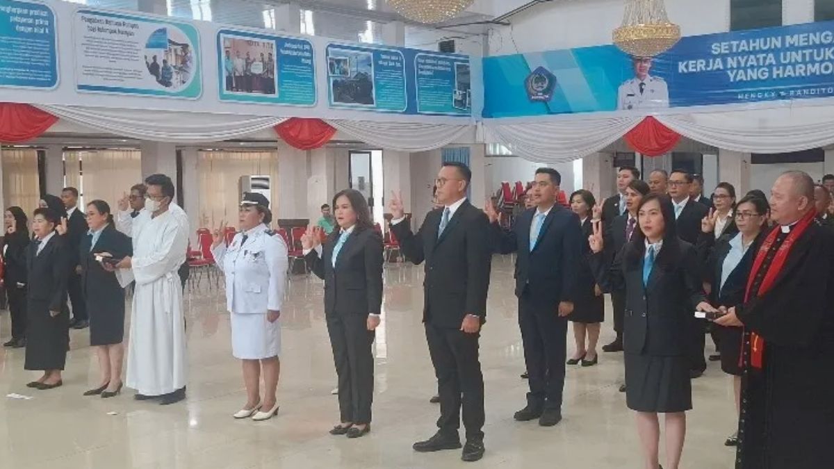 pelantikan pejabat Pemkot Bitung 2026