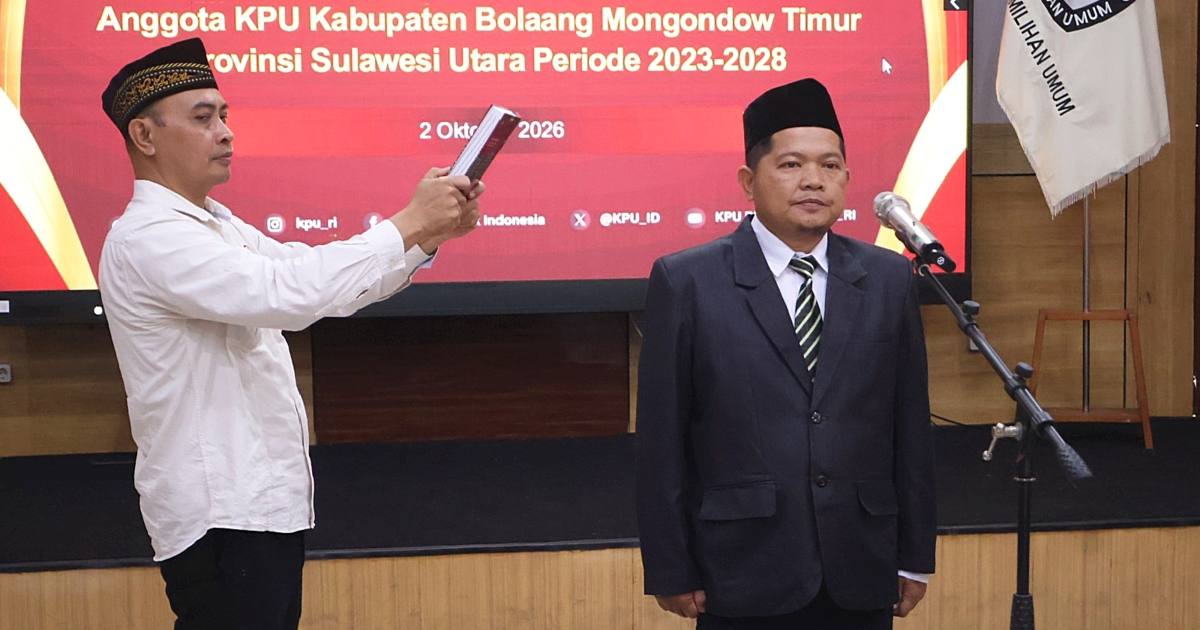 Jamal Rahman dilantik sebagai PAW Anggota KPU Boltim
