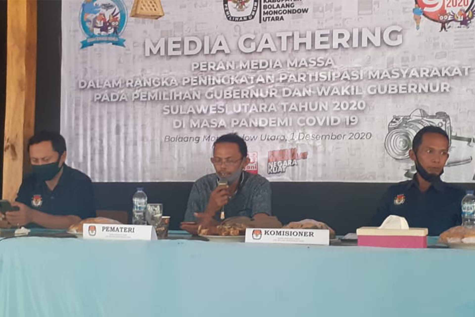 Media Gathering KPU Bolmut
