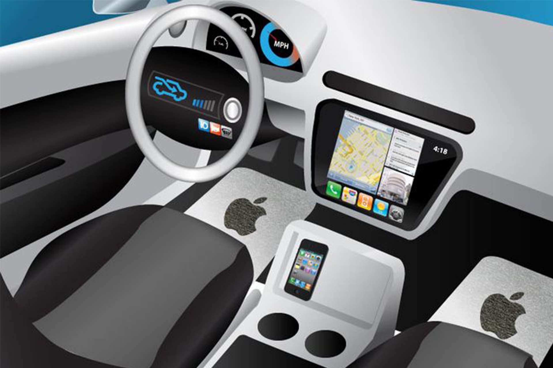 Mobil Apple Tanpa Pengemudi