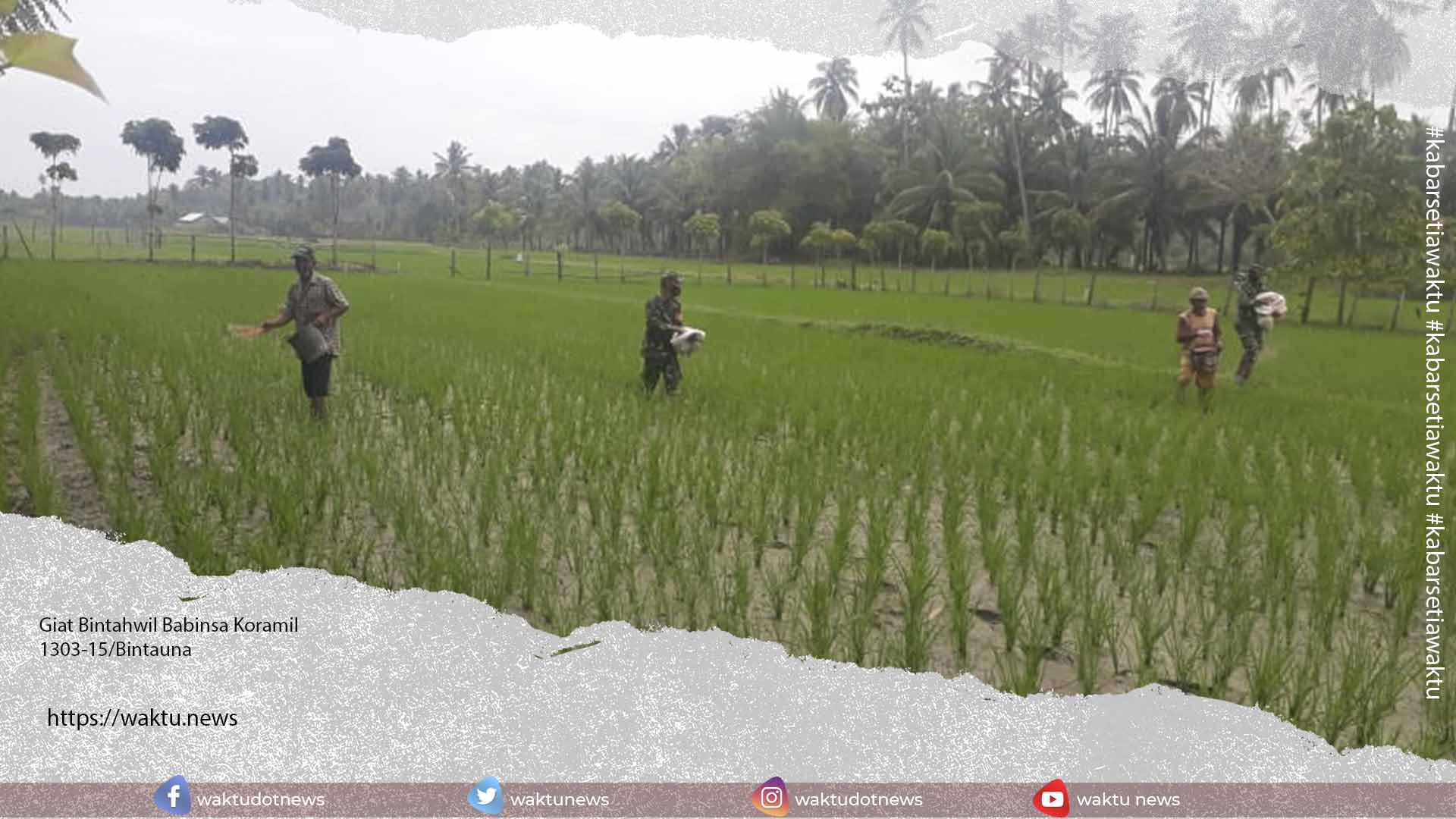 Giat Bintahwil Babinsa Koramil 1303-15/Bintauna