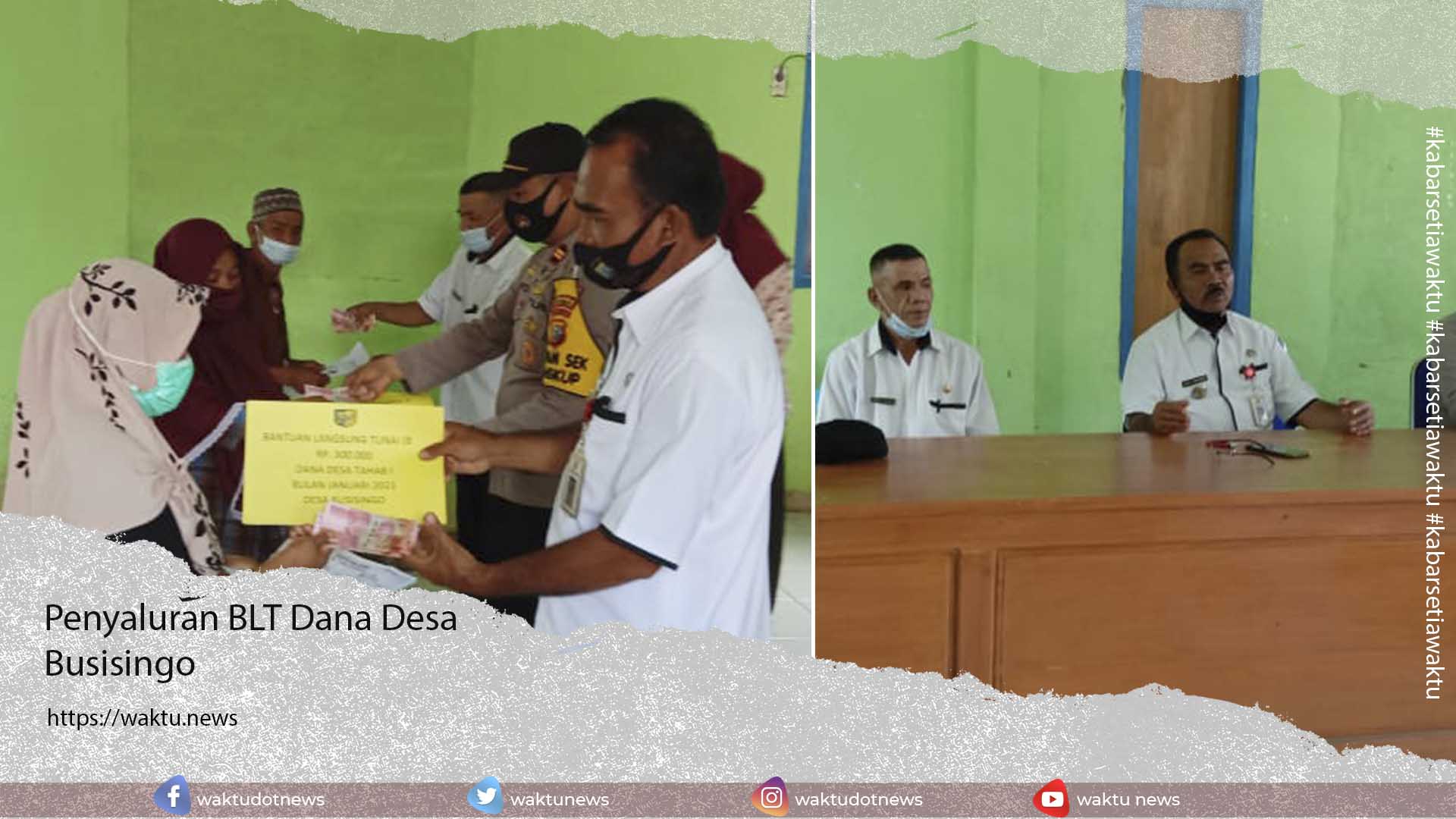Penyaluran BLT Desa Busisingo