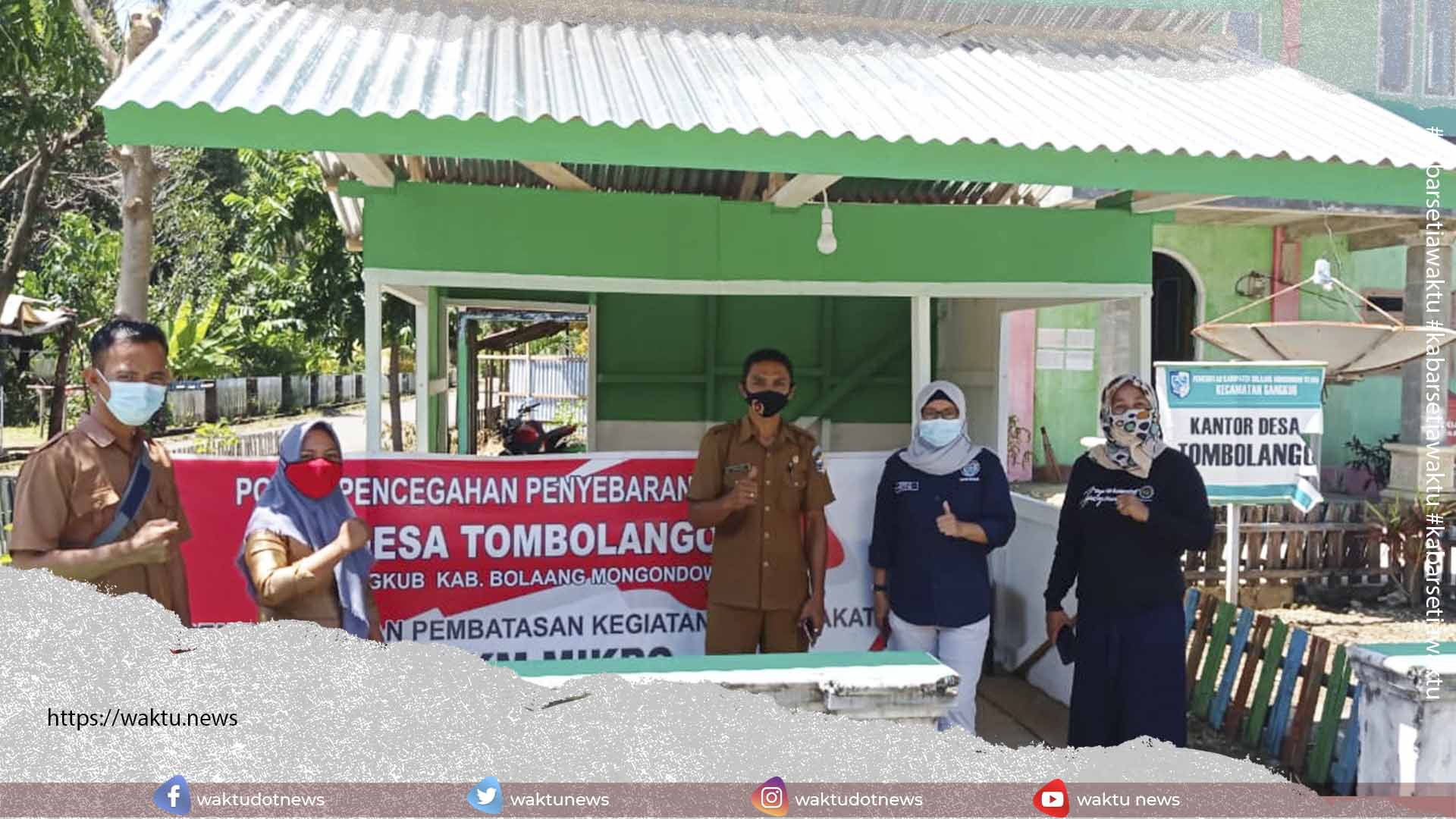 Posko Covid Desa Tombolango