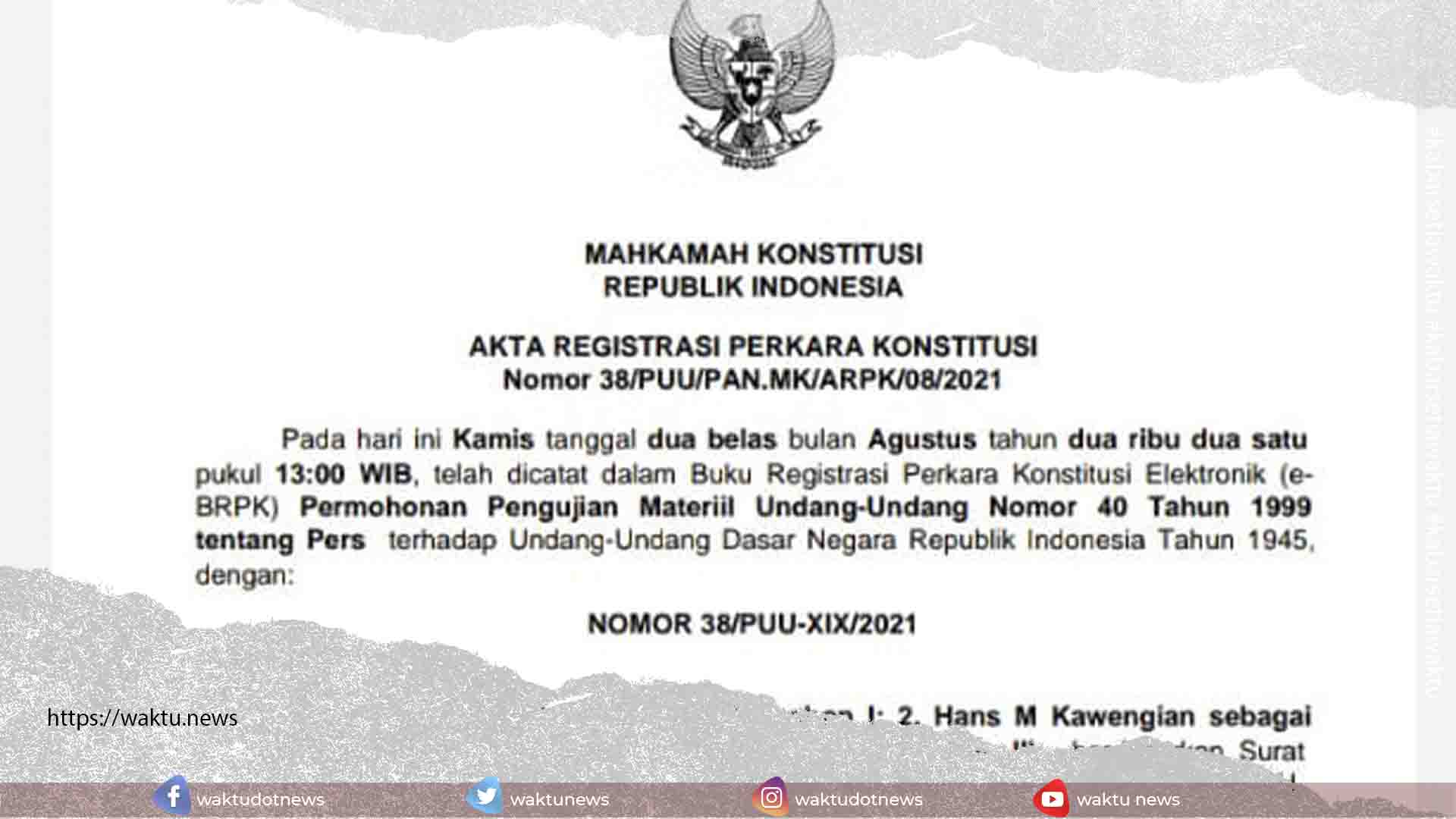 Uji Materi UU Pers