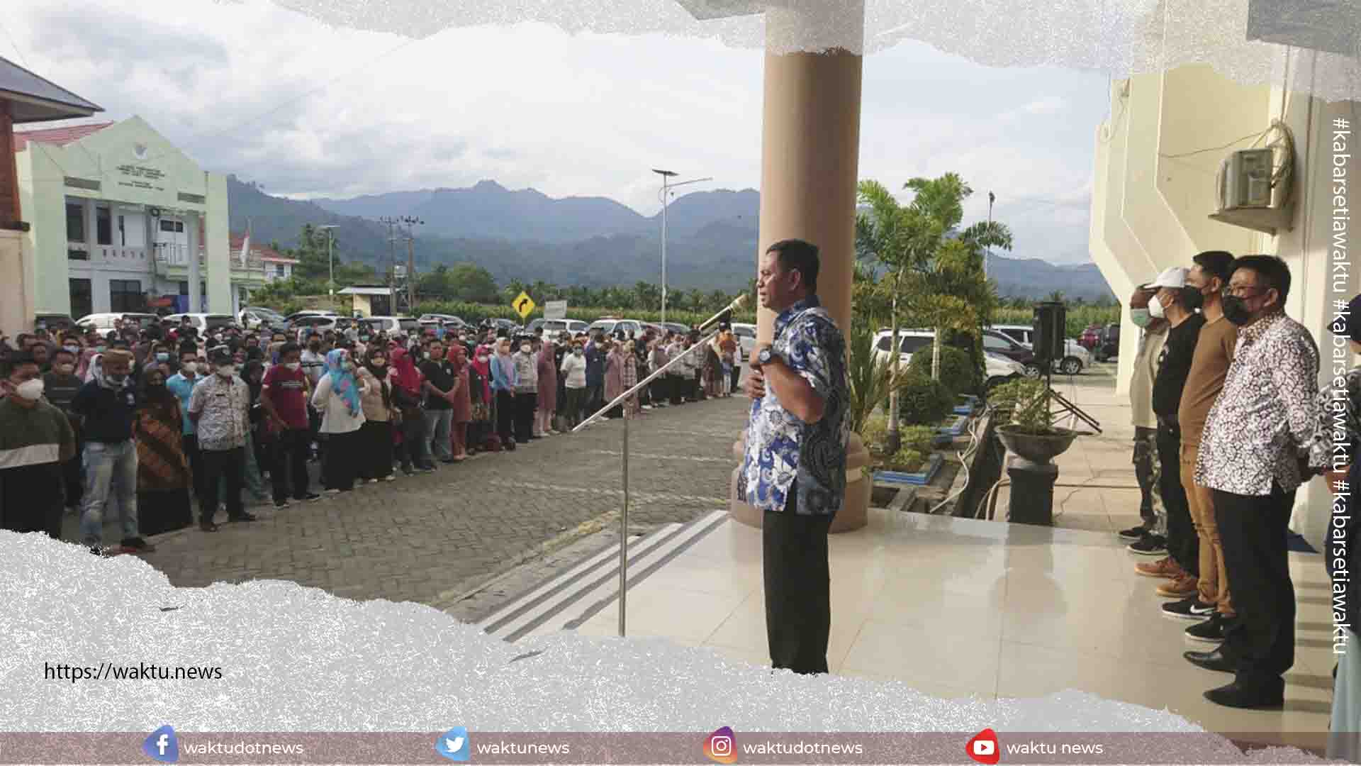 Wakil Bupati Boltim Bak Corona