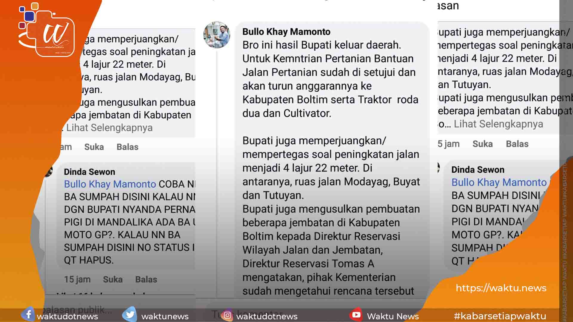 Bupati Boltim Dituding Keluar Daerah