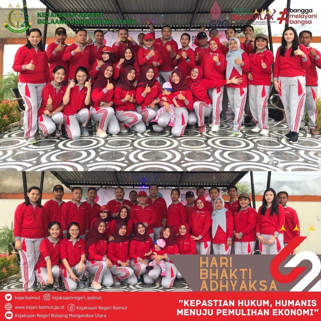 Kejari Bolmut Peringati Hari Adhyaksa ke-62 2022