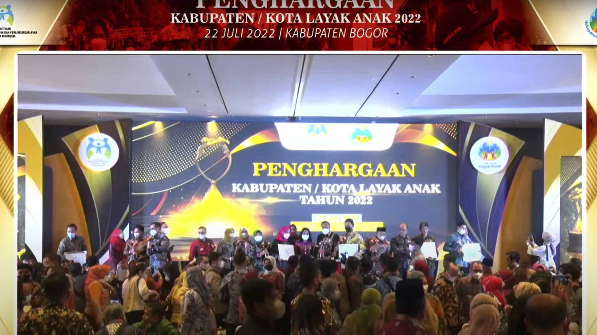 Penghargaan Kabupaten Kota Layak Anak 2022