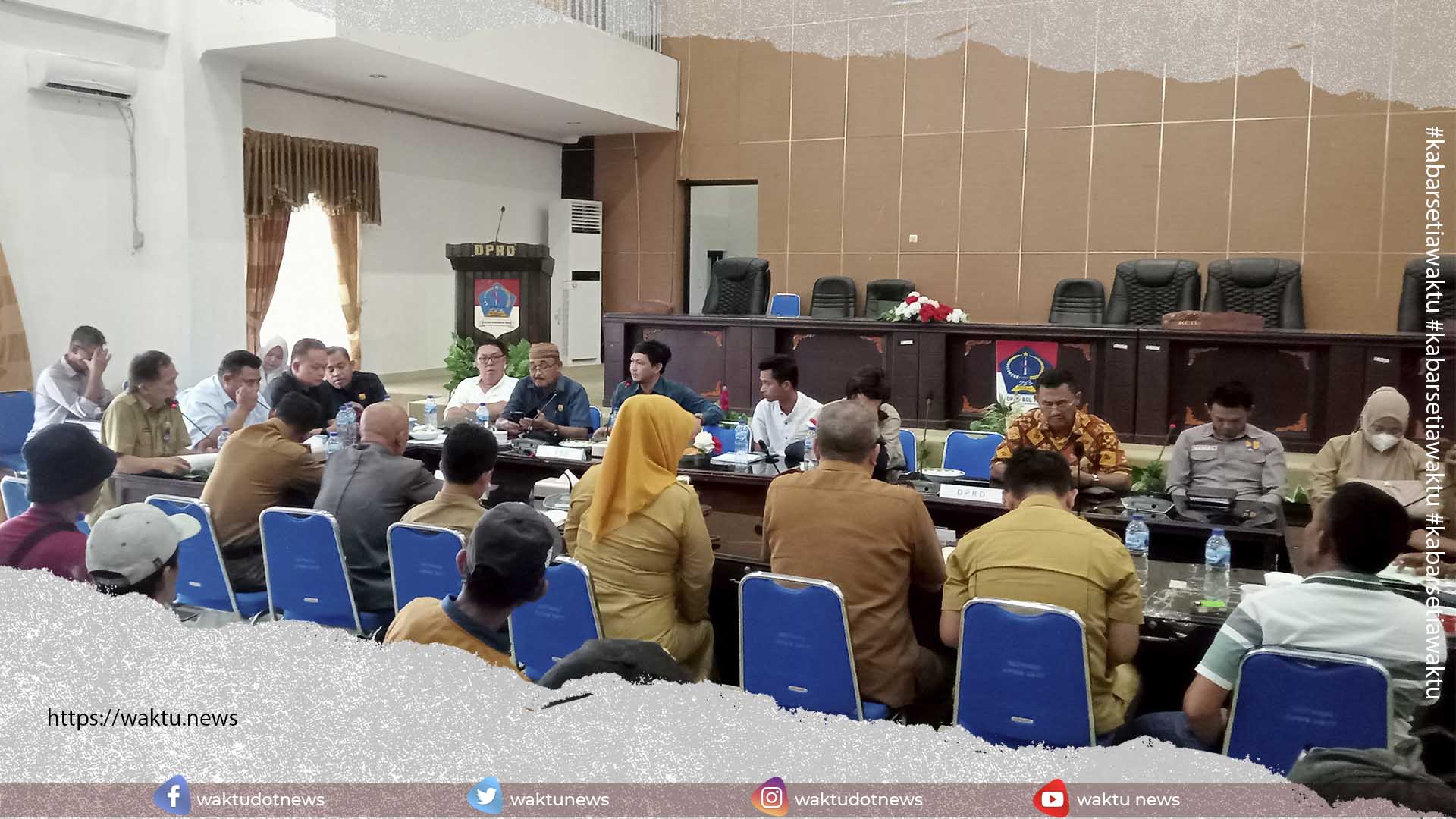 Rapat Dengar Pendapat terkait polemik IUP PT Boltim Prima Nusa