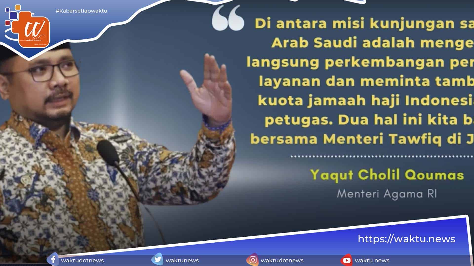 Indonesia Dapat Tambahan Kuota Haji 2023