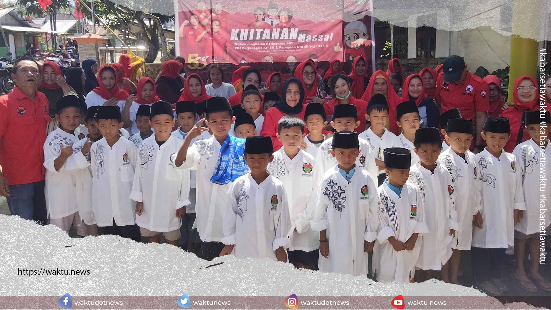 PDI Boltim Gelar Khitanan Massal