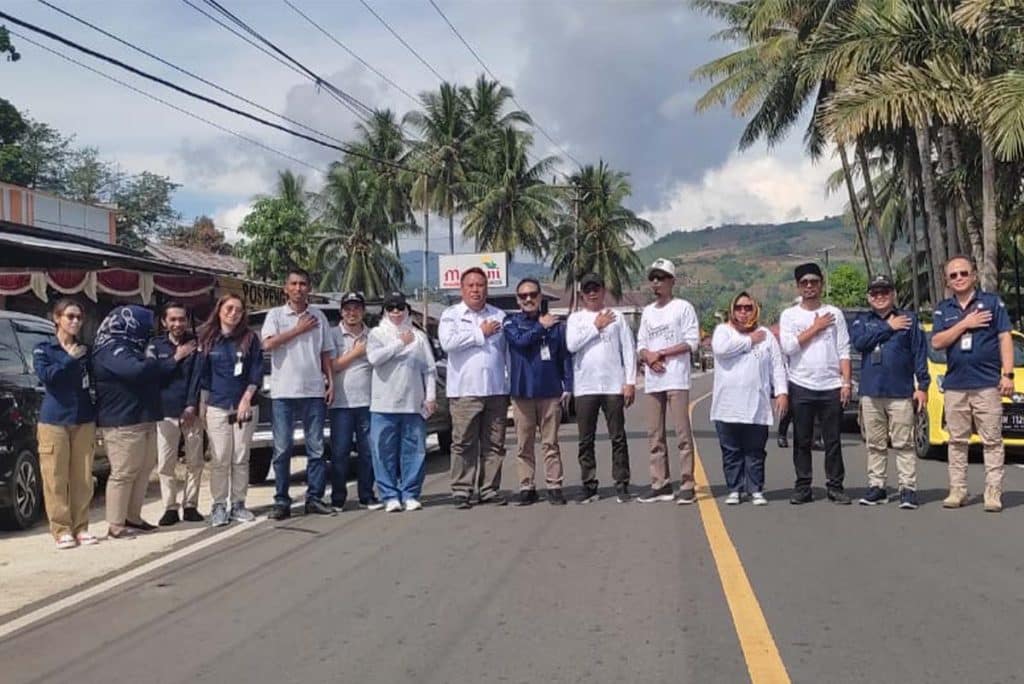 KPUD Bolmut Estafet Bendera Parpol 
