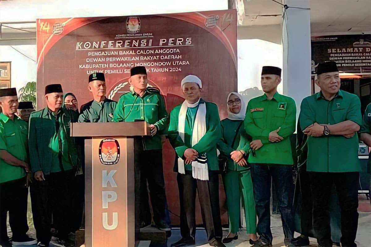 DPC PPP Bolmut Resmi Mendaftarkan Bacaleg
