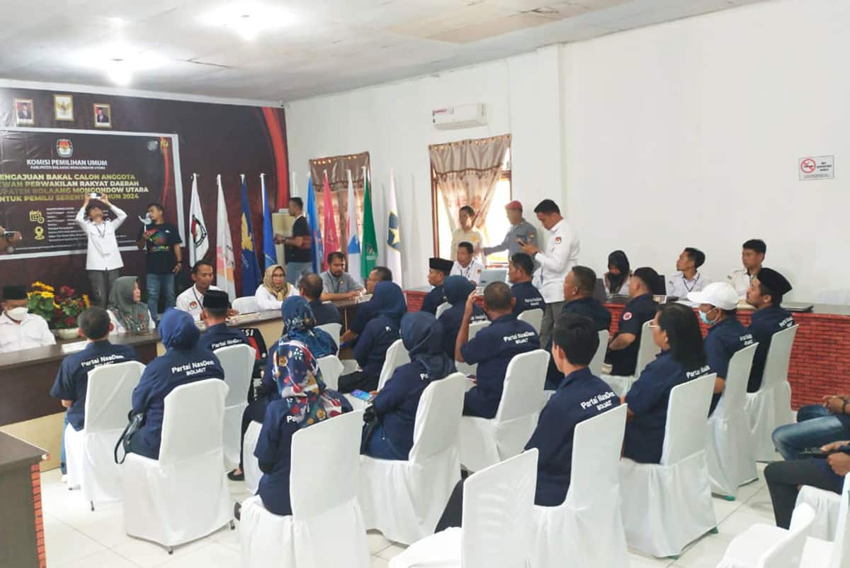 Partai NasDem Bolmut Daftarkan Bacaleg di KPU
