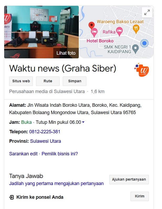 graha siber waktu news