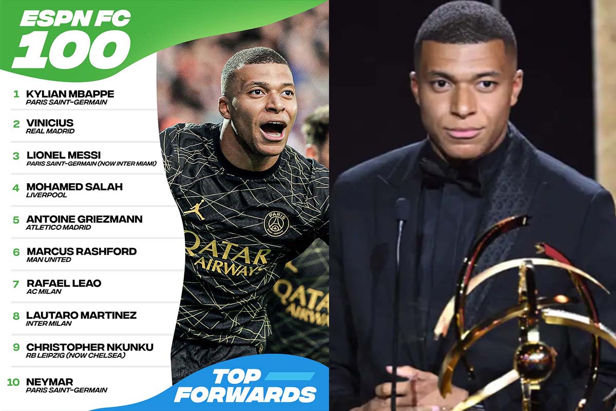 Mbappe Raih Pemain Terbaik ESPN