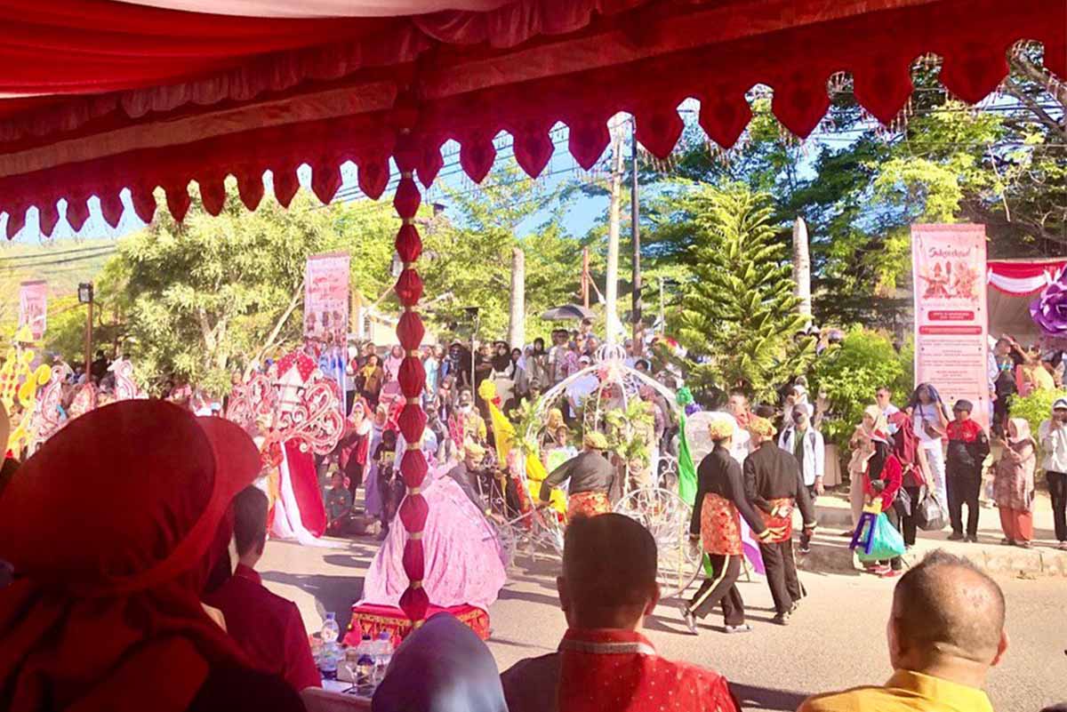 Karnaval Karawo 2023 di Gorontal