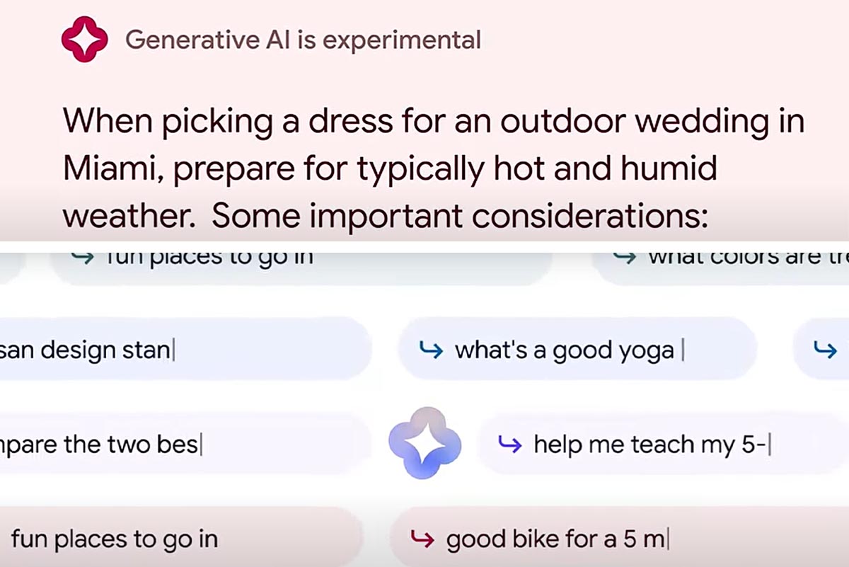 Pencarian Google SGE