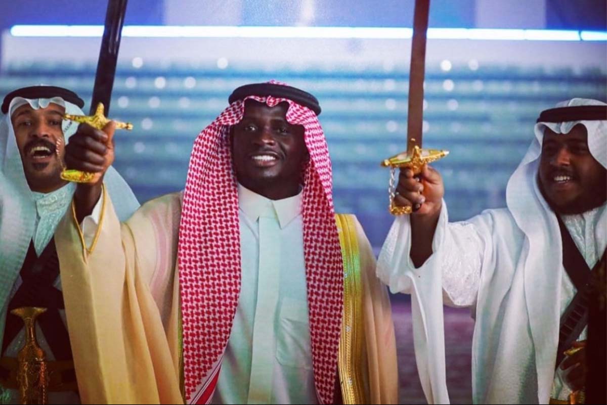 Sadio Mane Merayakan Hari Nasional Arab Saudi