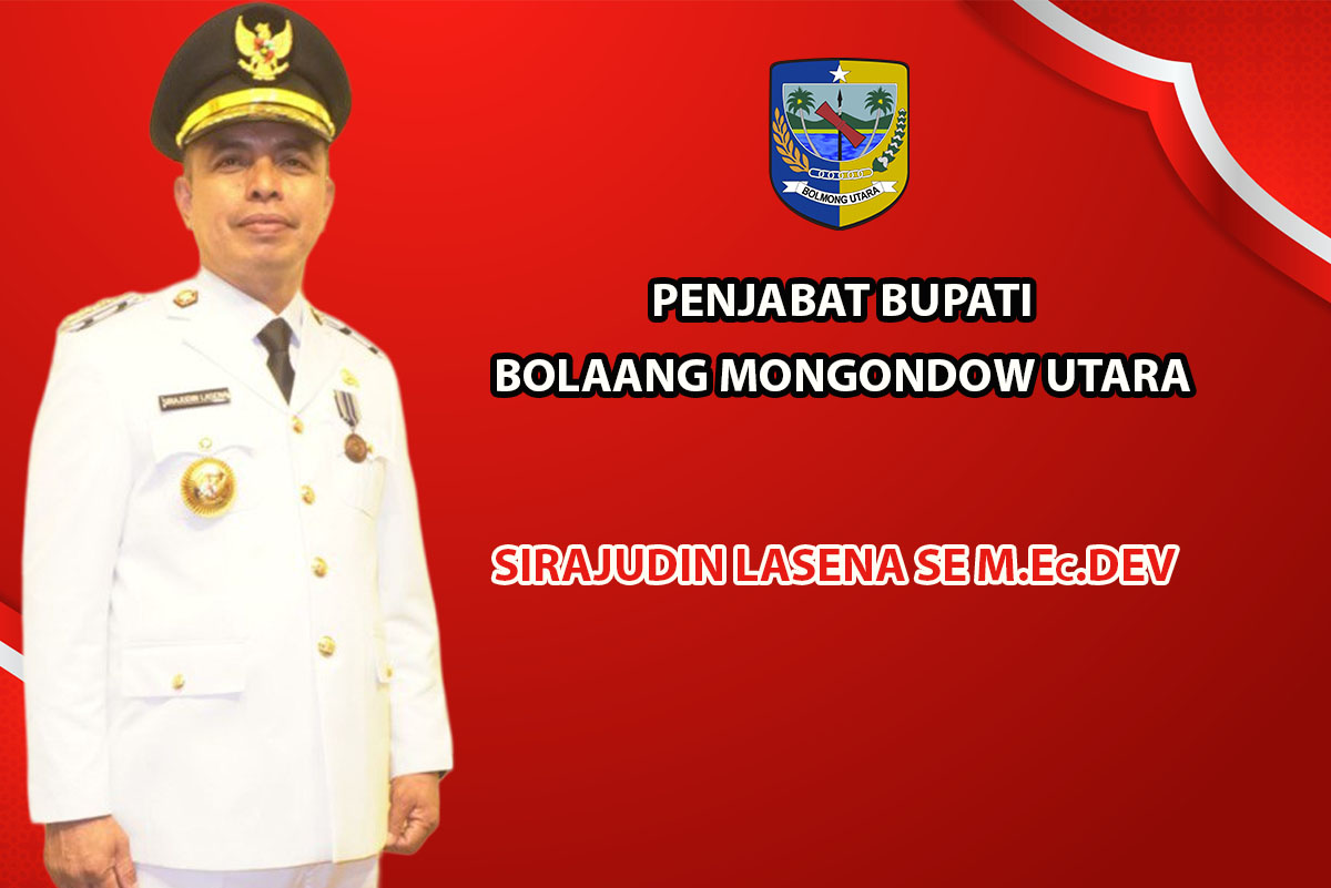 Sirajudin Lasena Pj Bupati Bolmut