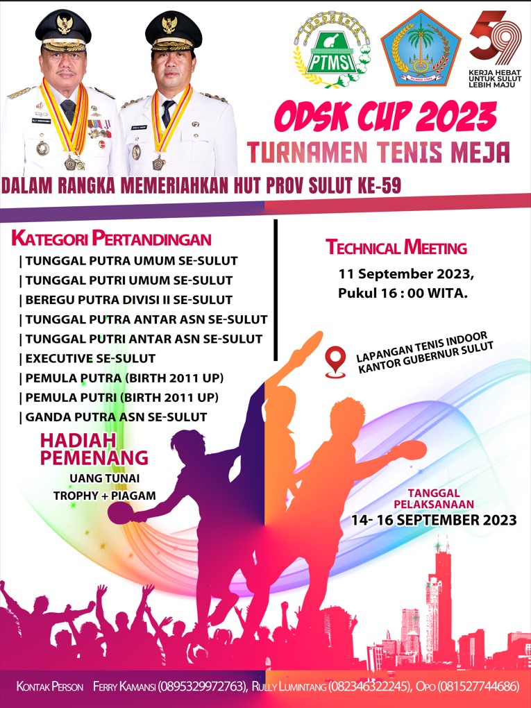 Turnamen Tenis Meja ODSK Cup 2023