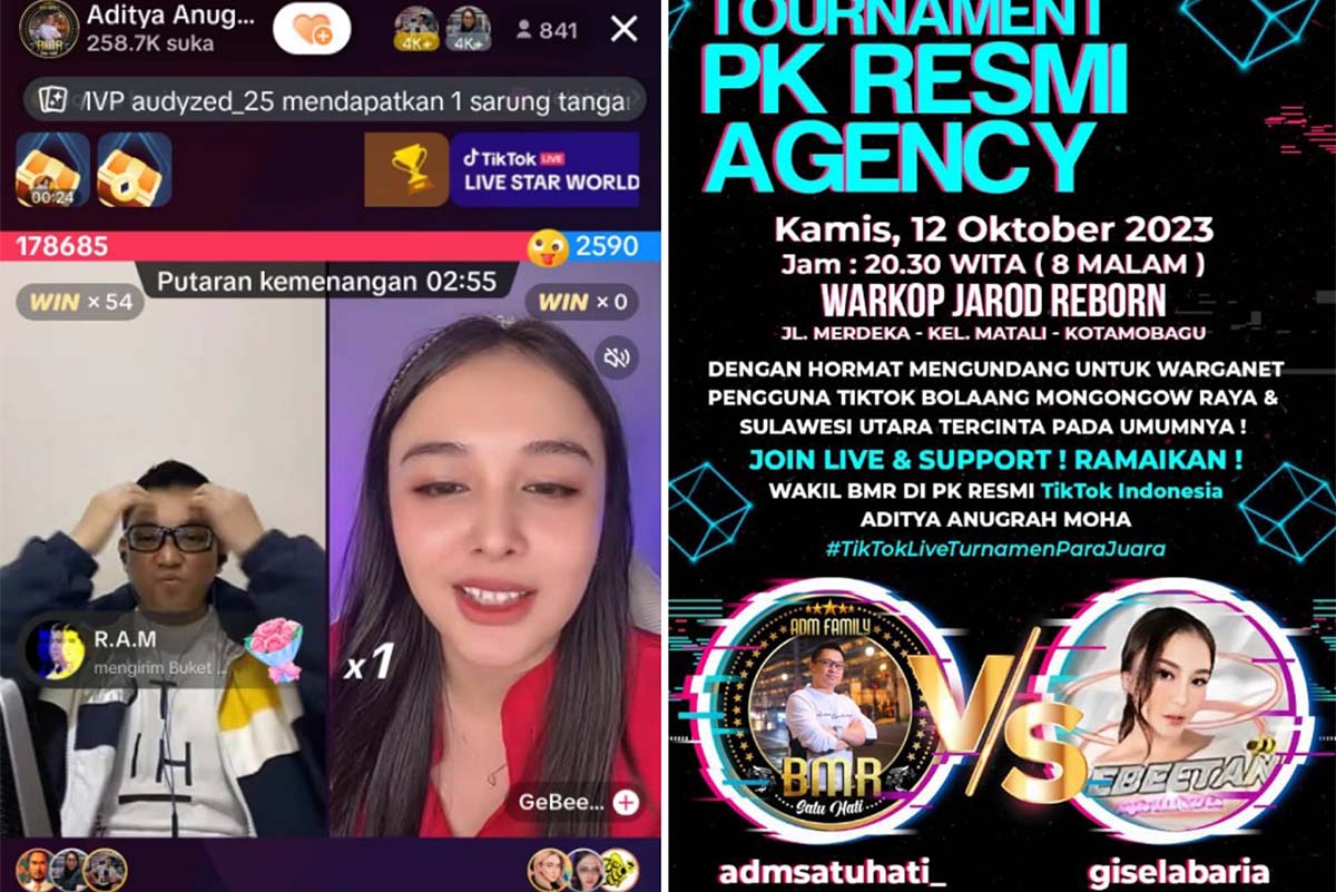 Aditya Anugrah Moha Ikut PK di TikTok