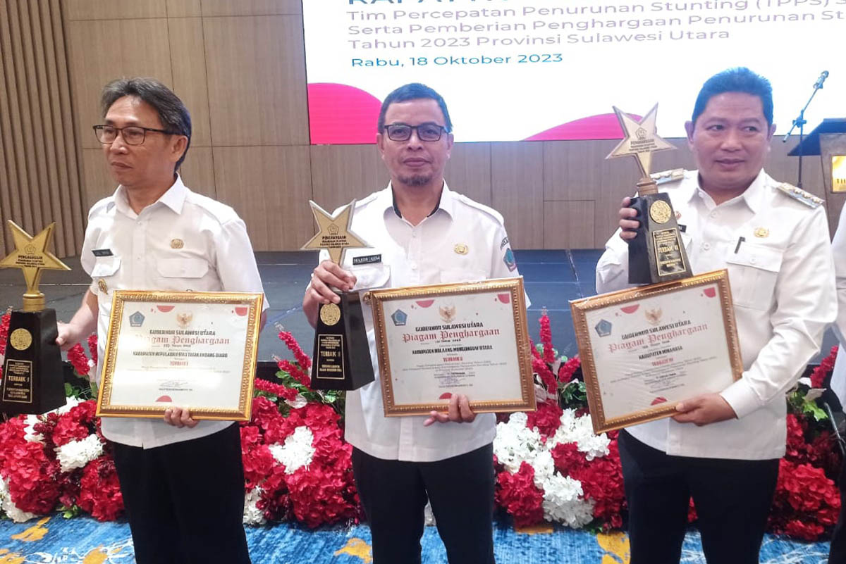 Bolmut Dapatkan Penghargaan Cegah Stunting