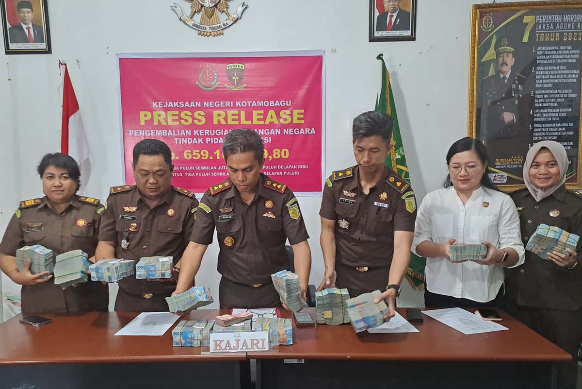Korupsi Pasar Kuliner Kotamobagu
