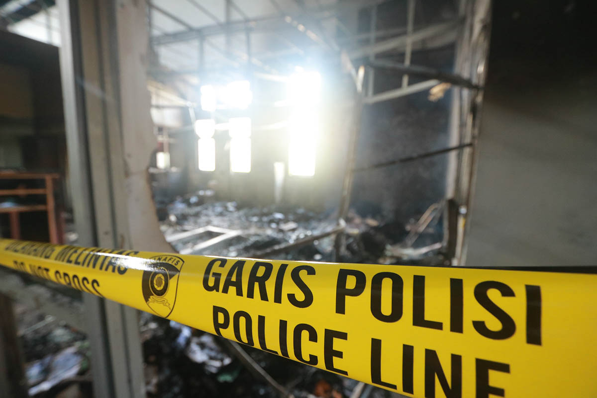 Pembakaran Kantor Inspektorat Boltim