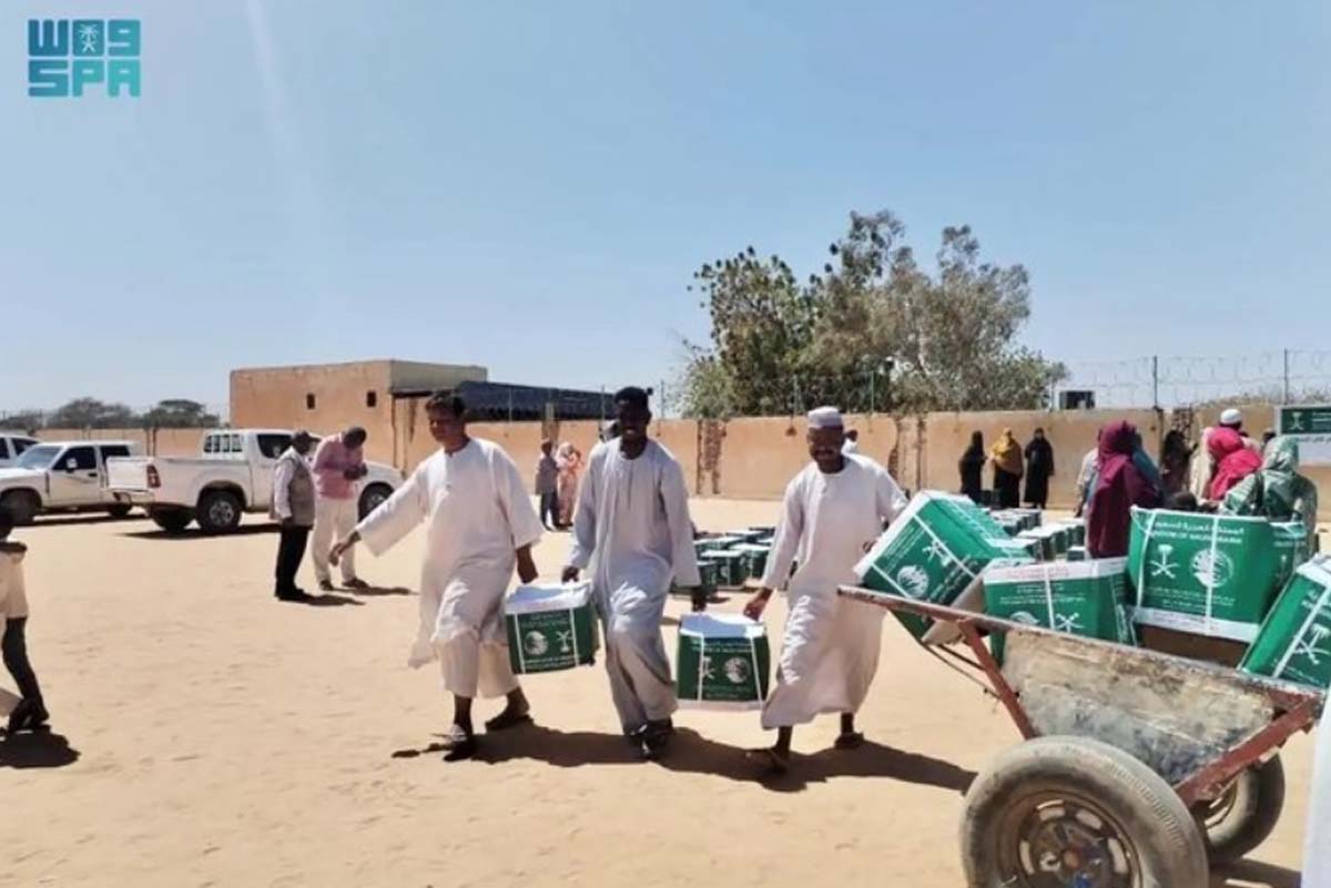 KSrelief Salurkan Bantuan Makanan