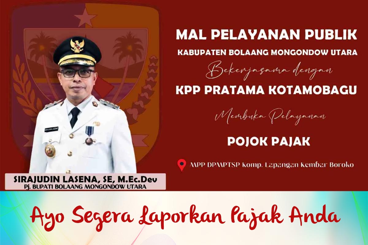 Mal Pelayanan Publik Bolmut Buka Pojok Pajak