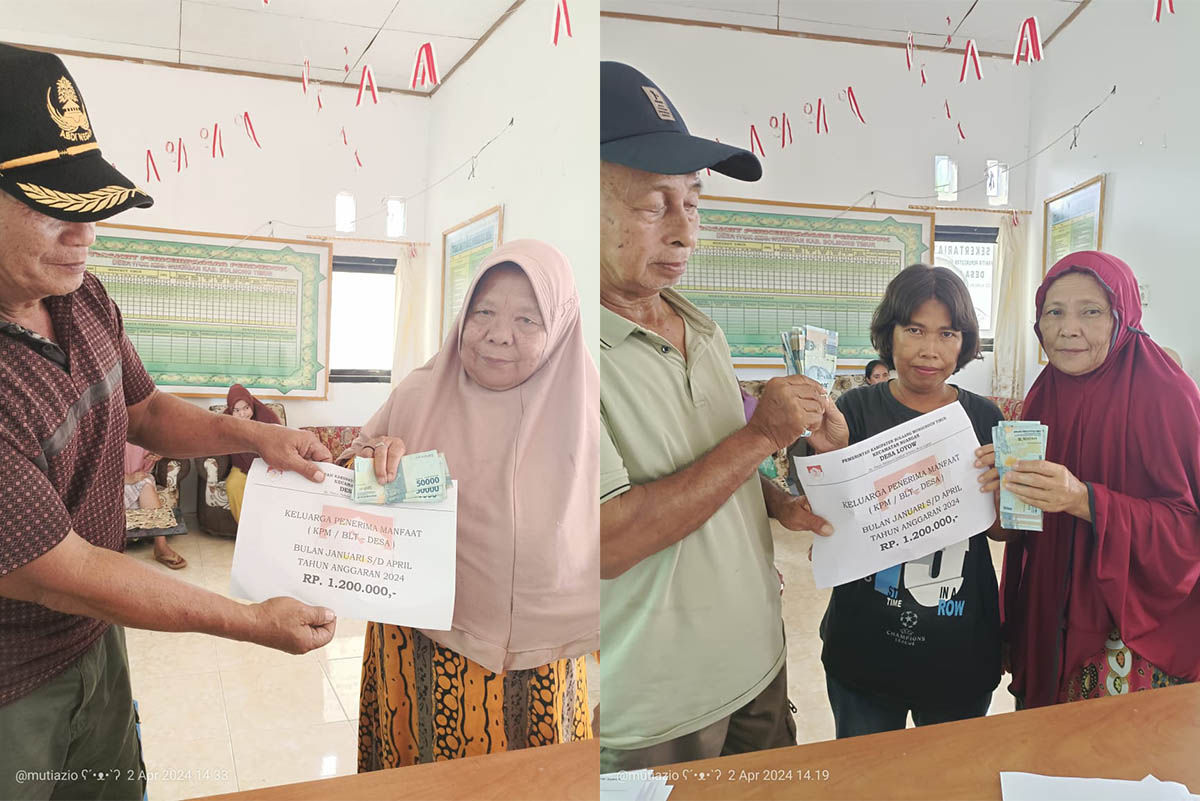 KPM Desa Loyow Terima BLT