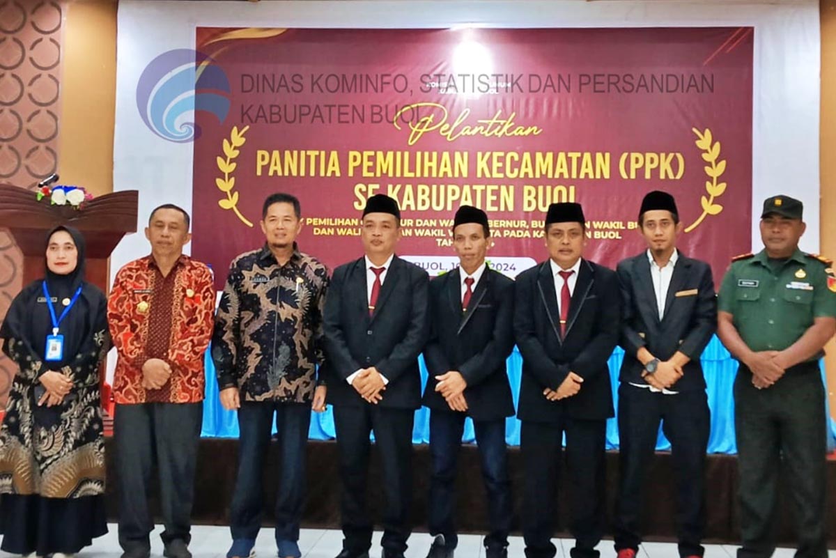 KPU Buol Lantik Anggota PPK 2024