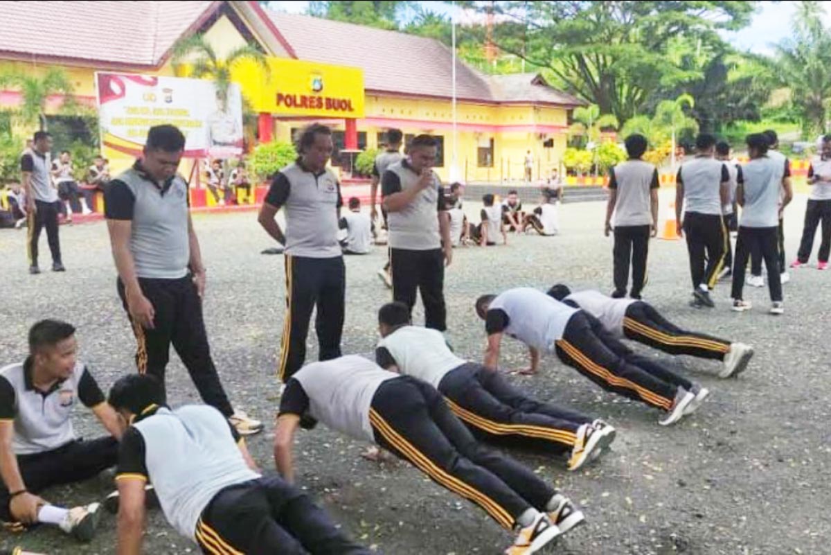 Polres Buol Jalani Tes Samjas 2024