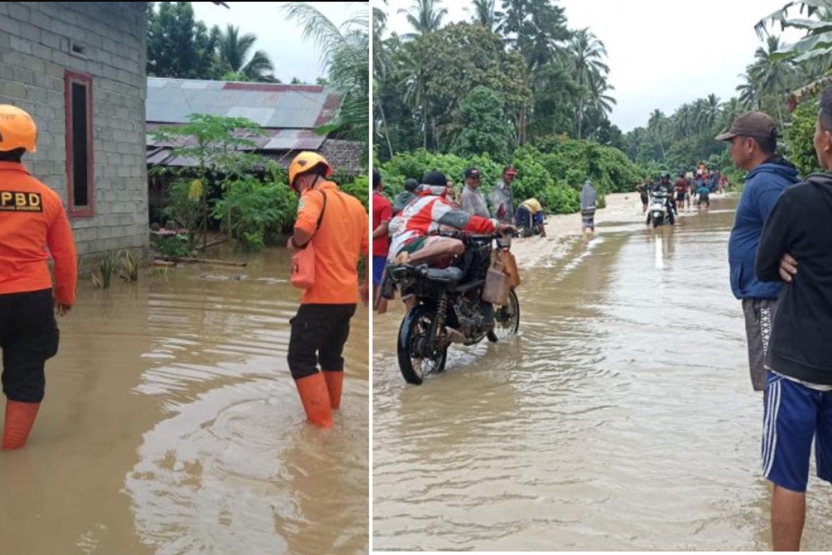 Banjir Landa Desa di Bolmong