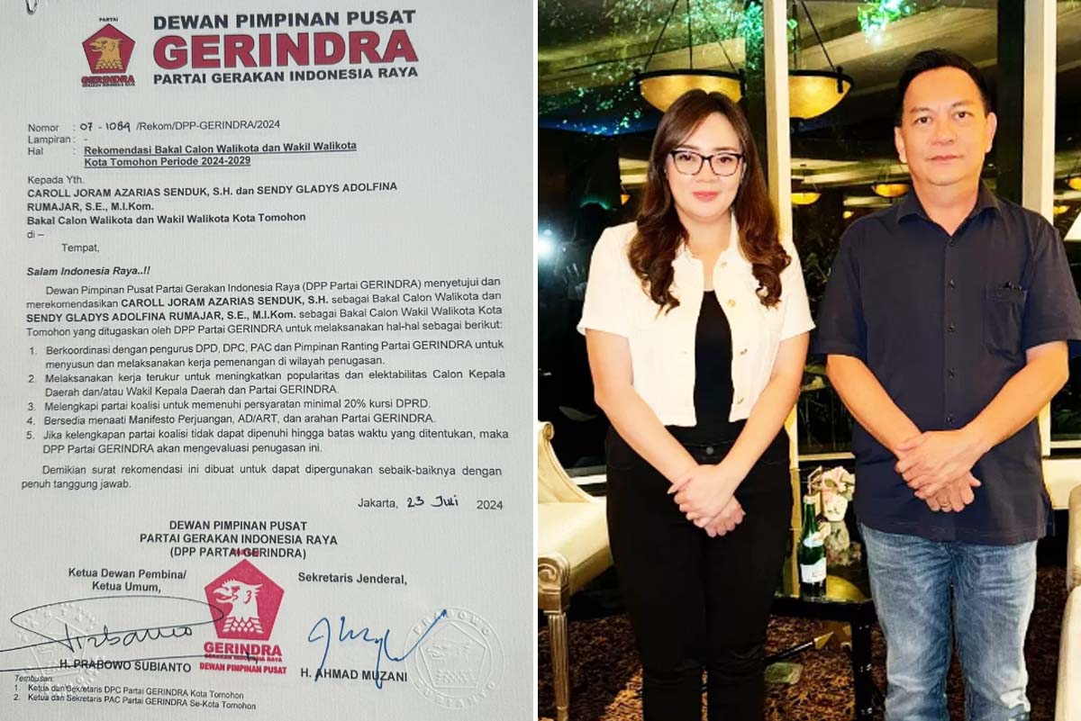 Koalisi PDIP-Gerindra Pilkada Tomohon
