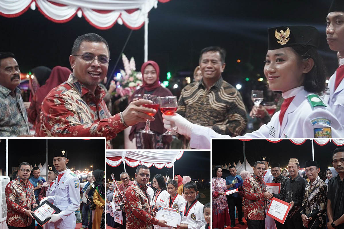 Malam Kenegaraan di Lapangan Kembar Boroko