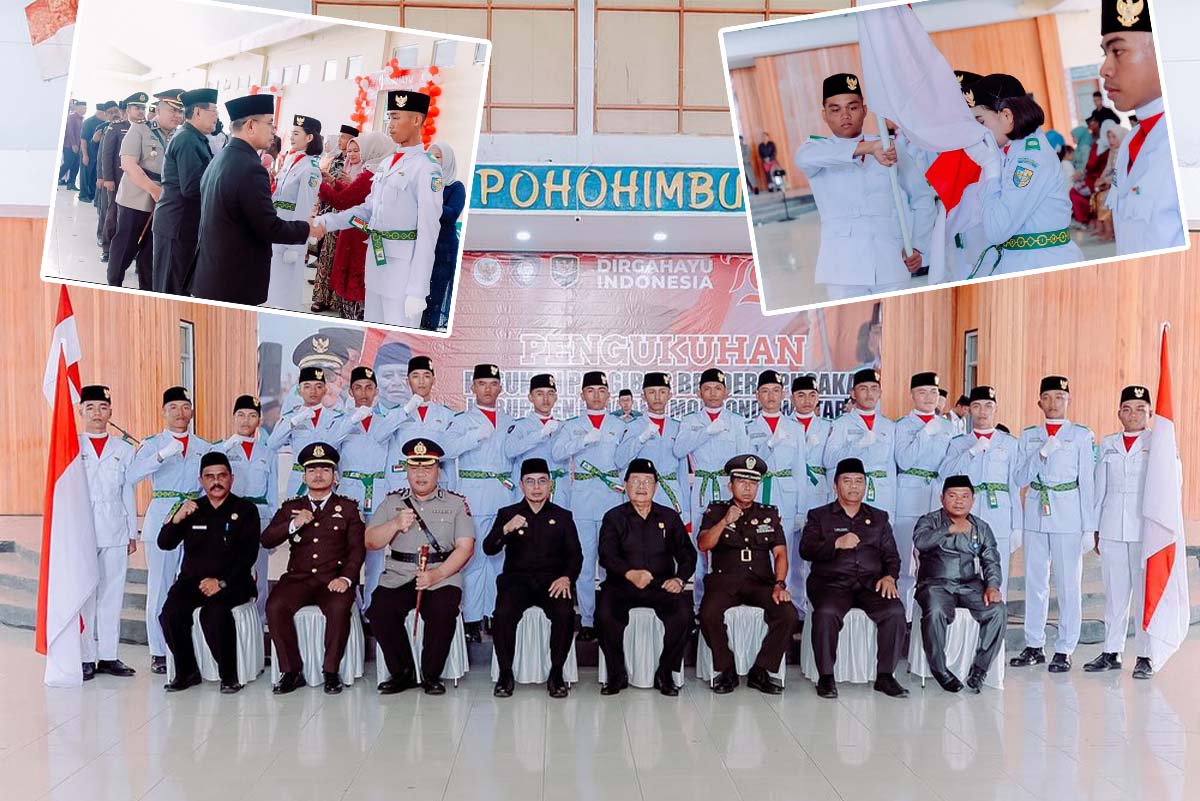 Sirajudin Lasena Kukuhkan Paskibraka Bolmut