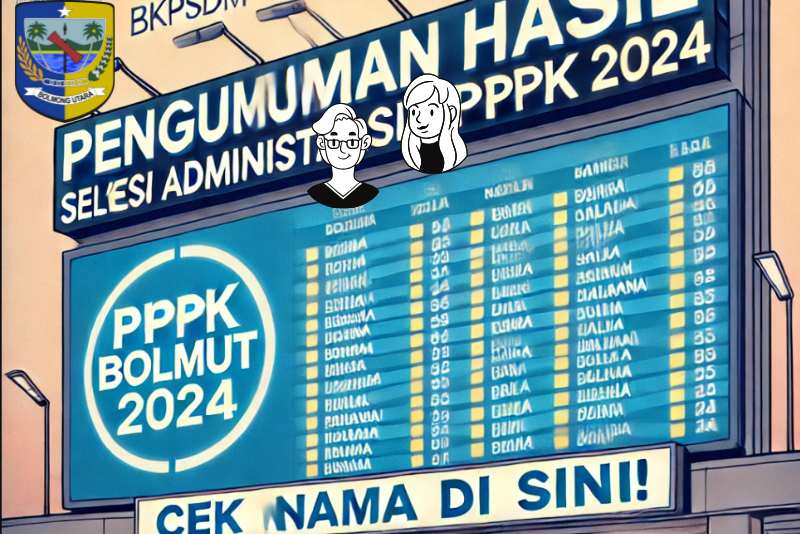 Pengumuman Seleksi PPPK Bolmut 2024