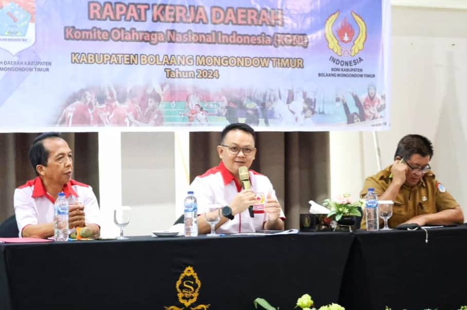 Medy Lensun Bocorkan Desain Besar KONI Boltim, Apa Isinya?