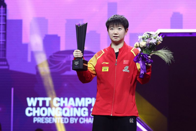 Sun Yingsha di WTT Champions Chongqing 2025